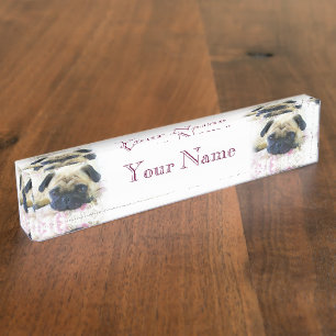 Pug Dog Naambordje