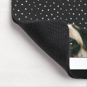 Pug Dog on Polka Dots Muismat (Hoek)