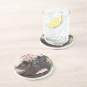 Pug Dog Onderzetter (Zijkant)