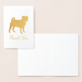 Pug Dog Party Theme Celebration Folie Kaarten (Display)