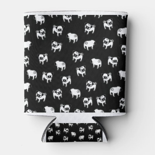 Pug dog patroon blikjeskoeler (Voorkant)