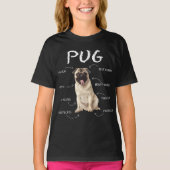  Pug Dog | Perfecte cadeauideeën T-shirt (Voorkant)