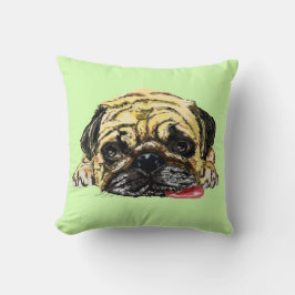Pug Dog Pillow Kussen