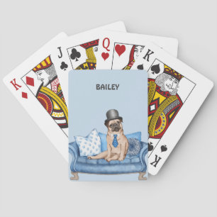 Pug Dog Pokerkaarten