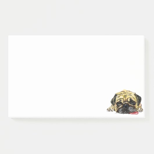 Pug Dog Post-it® notes (Voorkant)