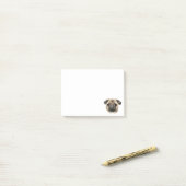 Pug Dog Post-it® Notes (Op bureau)