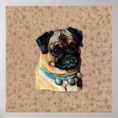  Pug Dog Print (Voorkant)