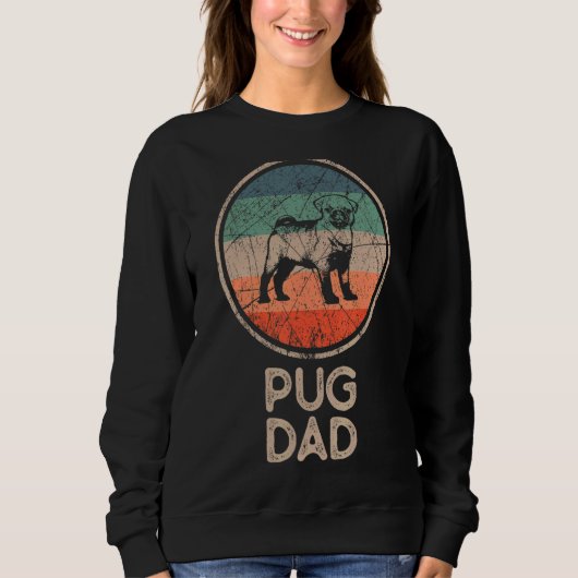 Pug Dog Pug Dad Trui (Voorkant)
