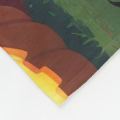 Pug Dog Pumpkin Halloween Grappig Fleece Deken (Hoek)