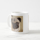PUG DOG PUP KOFFIEMOK (Voorkant links)