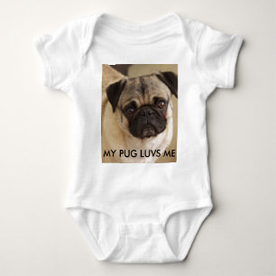 PUG DOG PUP ROMPER