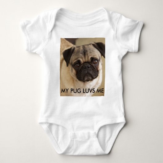 PUG DOG PUP ROMPER (Voorkant)