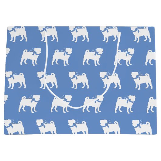 Pug Dog Puppy Groot Cadeauzakje (Voorkant)