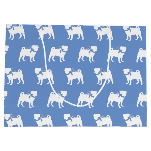 Pug Dog Puppy Groot Cadeauzakje (Achterkant)