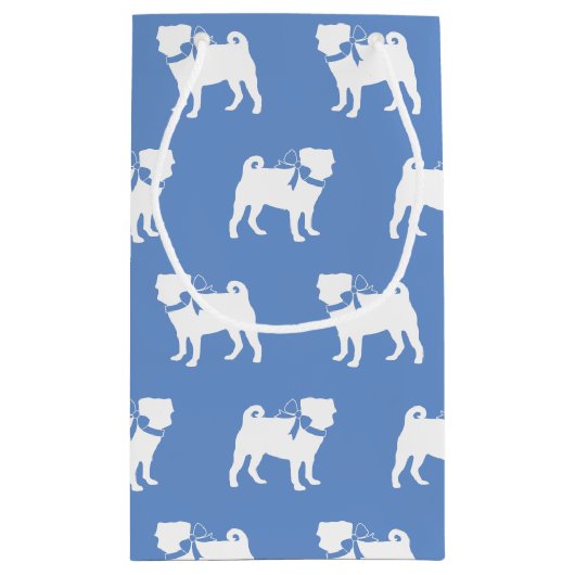 Pug Dog Puppy Klein Cadeauzakje (Achterkant)