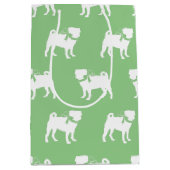 Pug Dog Puppy Medium Gift Bag Cadeauzakje (Voorkant)