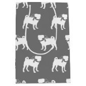 Pug Dog Puppy Medium Gift Bag Cadeauzakje (Voorkant)