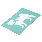Pug Dog Puppy Notepad Notitieblok (Schuin)