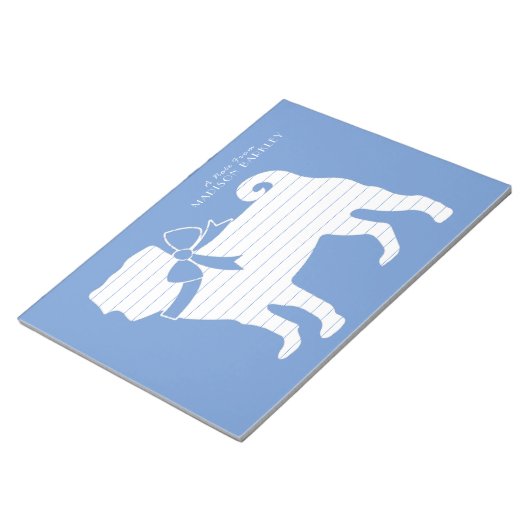 Pug Dog Puppy Notitieblok (Schuin)