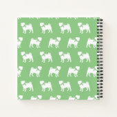 Pug Dog Puppy Notitieboek (Achterkant)