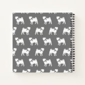 Pug Dog Puppy Notitieboek (Achterkant)