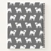 Pug Dog Puppy Notitieboek (Achterkant)