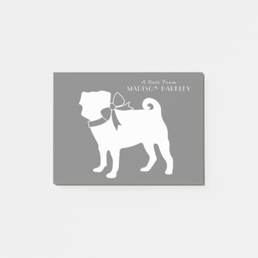 Pug Dog Puppy Post-it Notes (Voorkant)