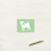 Pug Dog Puppy Post-it Notes (Op bureau)