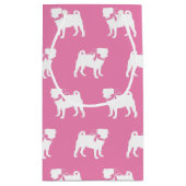 Pug Dog Puppy Small Gift Bag Klein Cadeauzakje (Achterkant)