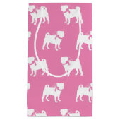 Pug Dog Puppy Small Gift Bag Klein Cadeauzakje (Voorkant)