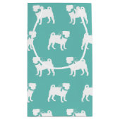 Pug Dog Puppy Small Gift Bag Klein Cadeauzakje (Achterkant)