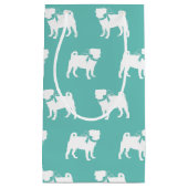 Pug Dog Puppy Small Gift Bag Klein Cadeauzakje (Voorkant)