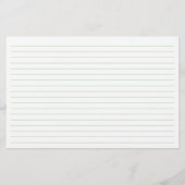 Pug Dog Puppy Stationery Briefpapier (Achterkant)
