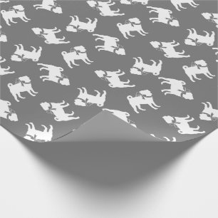 Pug Dog Puppy Wrapping Paper Cadeaupapier