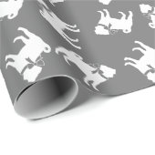 Pug Dog Puppy Wrapping Paper Cadeaupapier (Rol Hoek)