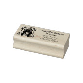 Pug Dog Retouradres Rubberstempel (Stempel)