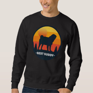 Pug Dog Retro Trui