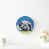 Pug Dog Ronde Klok (Huis)