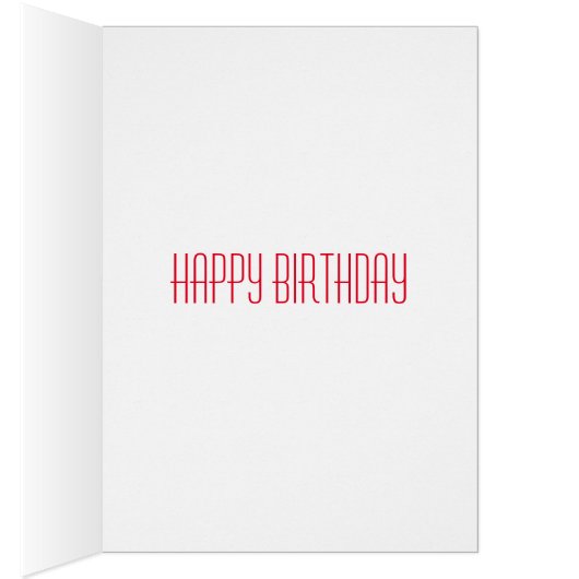 Pug dog Schattige pug Happy Birthday (Binnen (Rechts))