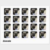 Pug Dog & Schattigee Stickers voor huisdieren (Vel)