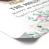 Pug Dog Signature Drink Teken Poster (Hoek)