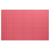 Pug Dog Silhouette Pet Red Stof (Yard (91,4 cm))