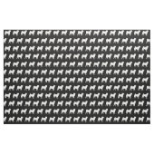 Pug Dog Silhouette Pet Stof (Fat Quarter)
