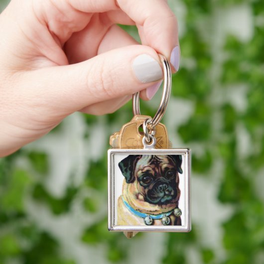 Pug Dog  Sleutelhanger (Hand)