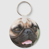 Pug Dog Sleutelhanger (Voorkant)