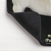 Pug Dog & Spilling Mok Pet-liefhebbers Mousepad Muismat (Hoek)