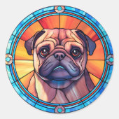 Pug Dog Sticker Pack (Voorkant)