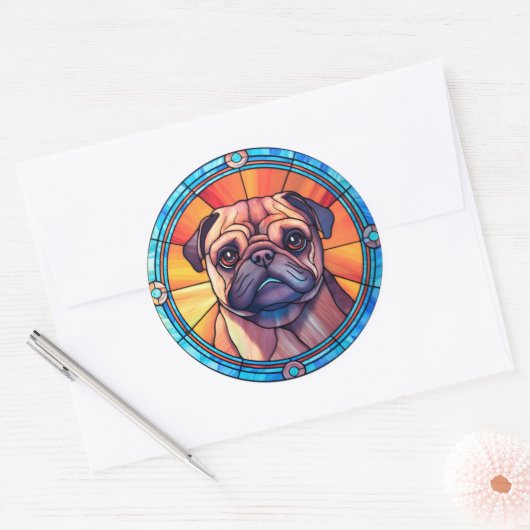 Pug Dog Sticker Pack (Envelop)