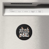 Pug Dog Stop Bugging Me - Grappig woordje Magneet (Insitu (Vaatwasser))