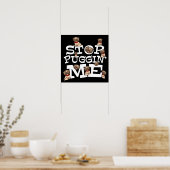 Pug Dog Stop Bugging Me - Grappig woordje Poster (Keuken)